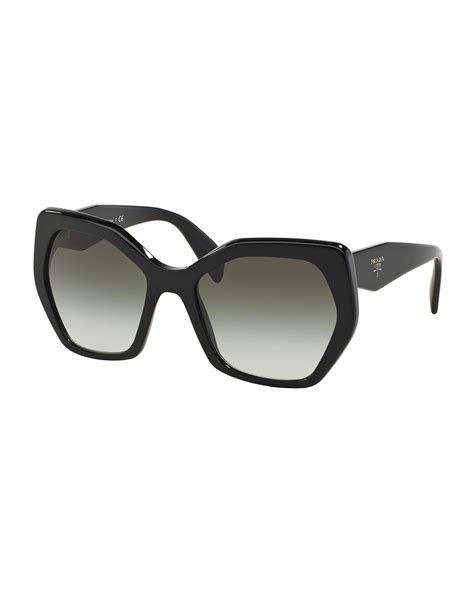 prada hexagon sunglasses|Prada Eyewear Heritage hexagonal.